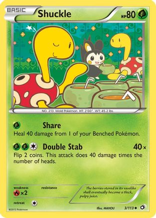 Shuckle (3/113) [BW: Legendary Treasures] Pokemon Single Pokémon