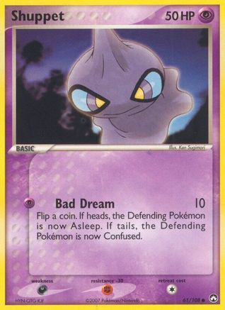 Shuppet (/108) Reverse Holofoil [EX: Power Keepers] Pokemon Single Pokémon