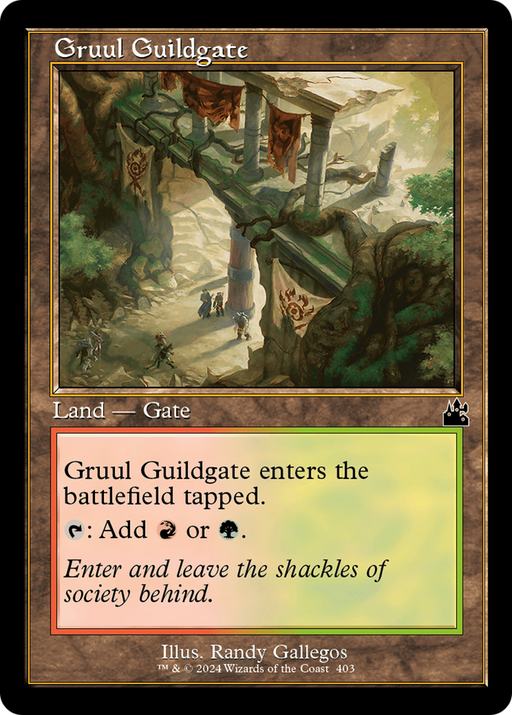 Gruul Guildgate (RVR-403) [Ravnica Remastered] Foil MTG Single Wizards of the Coast