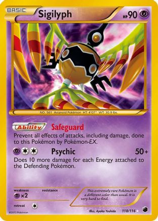 Sigilyph (/116) Holofoil [BW: Plasma Freeze] Pokemon Single Pokémon