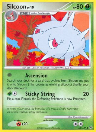 Silcoon (/127) Reverse Holofoil [Platinum: Base set] Pokemon Single Pokémon