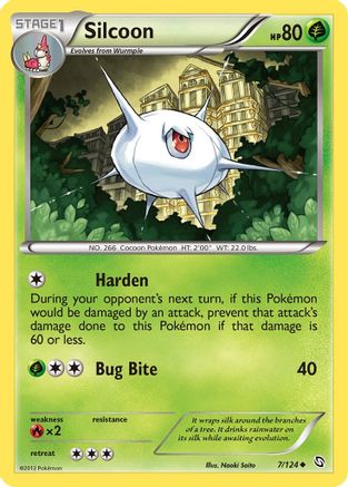 Silcoon (/124) Reverse Holofoil [BW: Dragons Exalted] Pokemon Single Pokémon