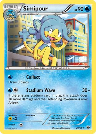 Simipour (/99) Reverse Holofoil [BW: Next Destinies] Pokemon Single Pokémon