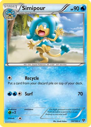 Simipour (/146) Reverse Holofoil [XY: Base Set] Pokemon Single Pokémon