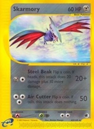 Skarmory (63) (/165) Reverse Holofoil [Vintage: Expedition] Pokemon Single Pokémon