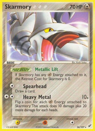 Skarmory (/107) [EX: Deoxys] Pokemon Single Pokémon