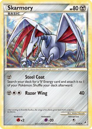 Skarmory (/95) Reverse Holofoil [HGSS: Call of Legends] Pokemon Single Pokémon