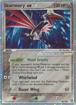 Skarmory ex 98/108 Holofoil [EX: Power Keepers] Pokemon Single Pokémon