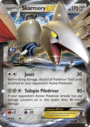 Skarmory EX 80/146 Holofoil [XY: Base Set] Pokemon Single Pokémon