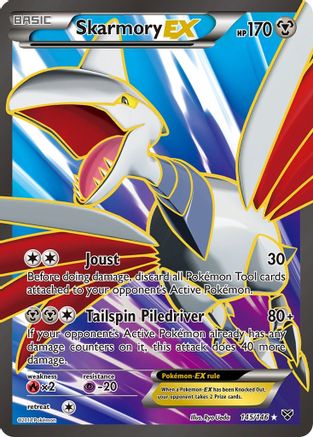 Skarmory EX (145 Full Art) 145/146 Holofoil [XY: Base Set] Pokemon Single Pokémon