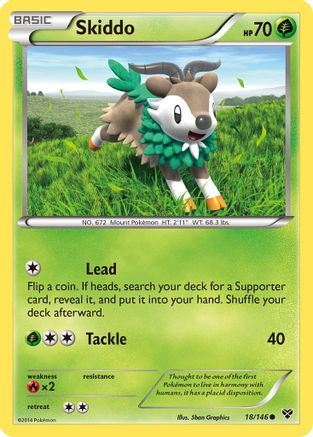 Skiddo (/146) Reverse Holofoil [XY: Base Set] Pokemon Single Pokémon
