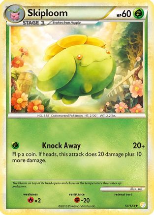 Skiploom (51/123) Reverse Holofoil [HGSS: Base Set] Pokemon Single Pokémon