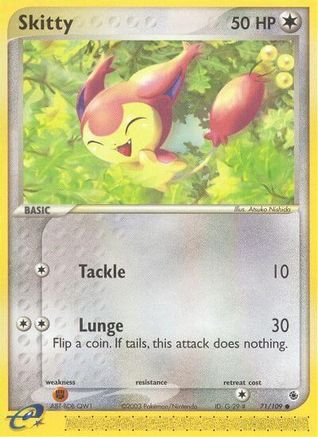 Skitty - 71/109 (71/109) Reverse Holofoil [EX: Ruby & Sapphire] Pokemon Single Pokémon