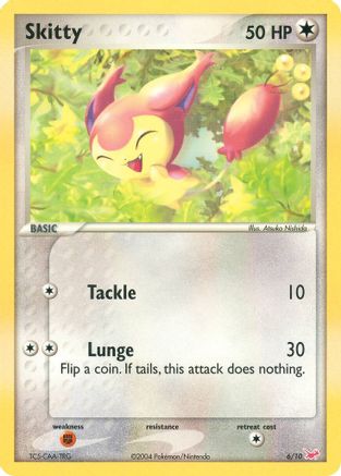 Skitty (6/10) [EX: Trainer Kit 1 Latias & Latios] Pokemon Single Pokémon