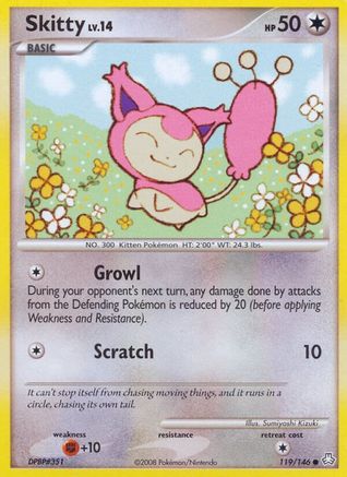 Skitty (/146) Reverse Holofoil [DP: Legends Awakened] Pokemon Single Pokémon