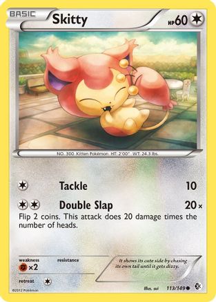 Skitty (/149) Reverse Holofoil [BW: Boundaries Crossed] Pokemon Single Pokémon