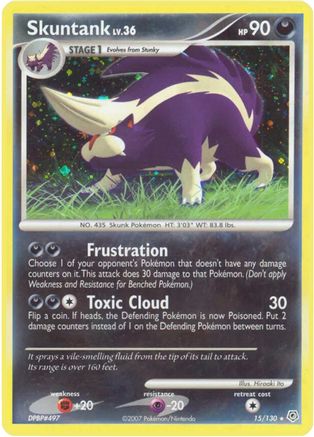Skuntank (/130) Reverse Holofoil [DP: Base Set] Pokemon Single Pokémon