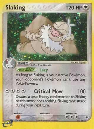 Slaking (/109) Holofoil [EX: Ruby & Sapphire] Pokemon Single Pokémon