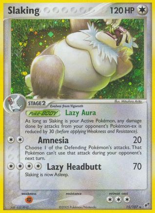 Slaking (/107) Reverse Holofoil [EX: Deoxys] Pokemon Single Pokémon