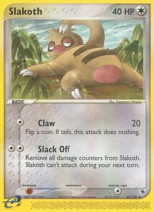 Slakoth (45/109) - [EX: Ruby & Sapphire] Pokemon Single Pokémon
