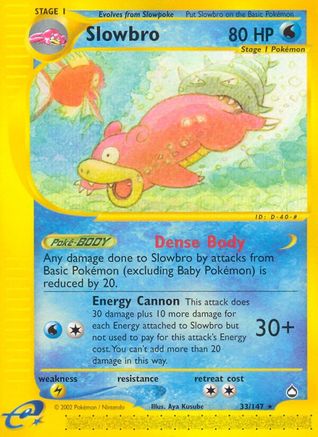 Slowbro (/147) Reverse Holofoil [Vintage: Aquapolis] Pokemon Single Pokémon