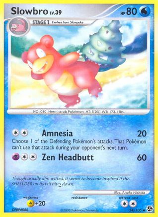 Slowbro (/106) Reverse Holofoil [DP: Great Encounters] Pokemon Single Pokémon
