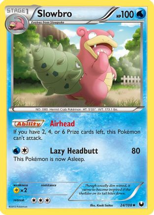 Slowbro (24/108) Reverse Holofoil [BW: Dark Explorers] Pokemon Single Pokémon