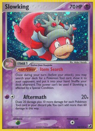 Slowking (/115) Reverse Holofoil [EX: Unseen Forces] Pokemon Single Pokémon
