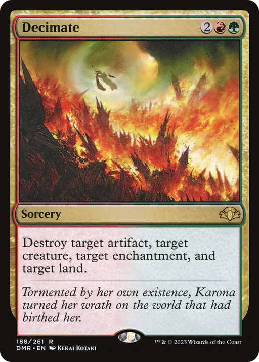 Decimate (DMR-188) [Dominaria Remastered] MTG Single Wizards of the Coast