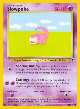 Slowpoke (93/110) Reverse Holofoil [Vintage: Legendary Collection] Pokemon Single Pokémon