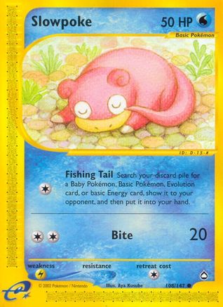 Slowpoke (/147) Reverse Holofoil [Vintage: Aquapolis] Pokemon Single Pokémon