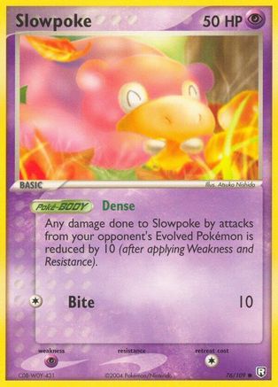 Slowpoke (76/109) Reverse Holofoil [EX: Team Rocket Returns] Pokemon Single Pokémon