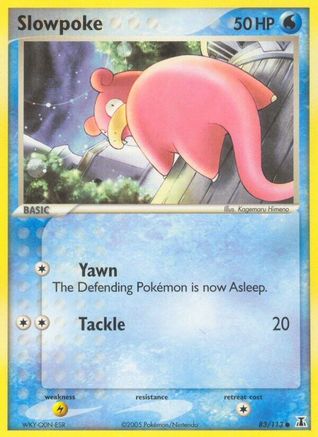 Slowpoke (83/113) Reverse Holofoil [EX: Delta Species] Pokemon Single Pokémon