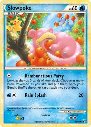 Slowpoke (66/90) Reverse Holofoil [Undaunted] Pokemon Single Pokémon