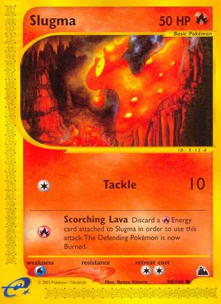 Slugma (98) (/144) Reverse Holofoil [Vintage: Skyridge] Pokemon Single Pokémon