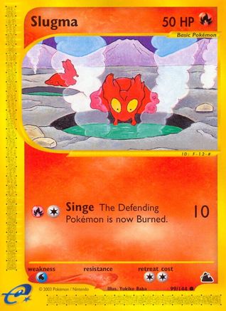 Slugma 099/144 [Vintage: Skyridge] Pokemon Single Pokémon