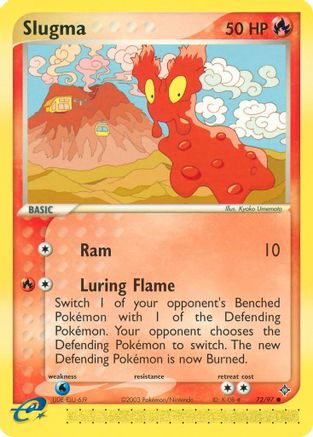 Slugma (72/97) [EX: Dragon] Pokemon Single Pokémon