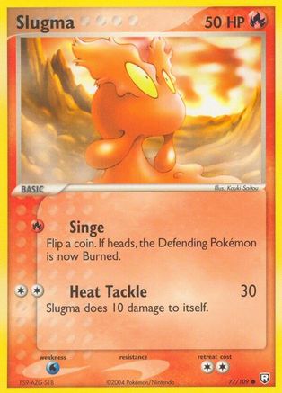 Slugma (77/109) Reverse Holofoil [EX: Team Rocket Returns] Pokemon Single Pokémon