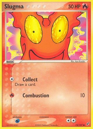 Slugma - 074/107 (74/107) [EX: Deoxys] Pokemon Single Pokémon