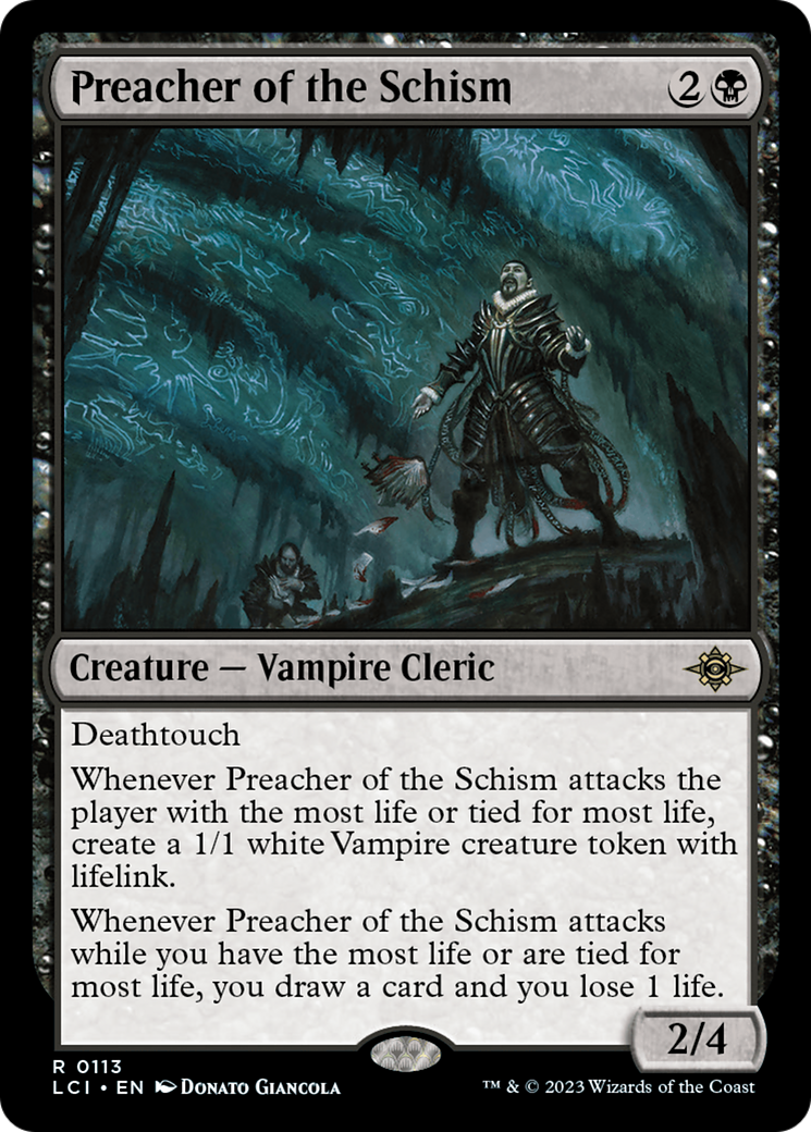 Preacher of the Schism (LCI-113) [The Lost Caverns of Ixalan] Foil MTG Single Wizards of the Coast