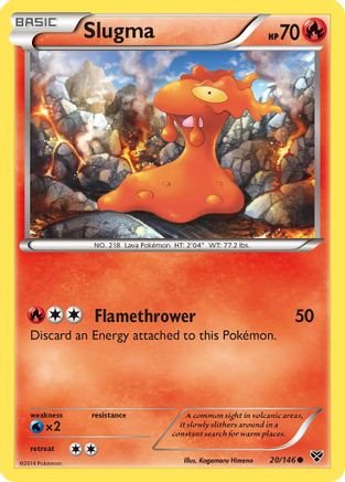 Slugma (/146) Reverse Holofoil [XY: Base Set] Pokemon Single Pokémon