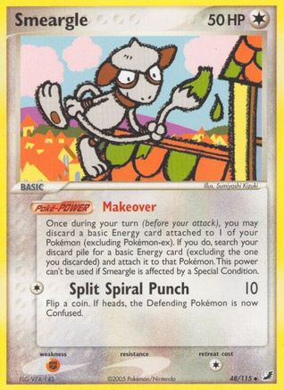 Smeargle (/115) Reverse Holofoil [EX: Unseen Forces] Pokemon Single Pokémon