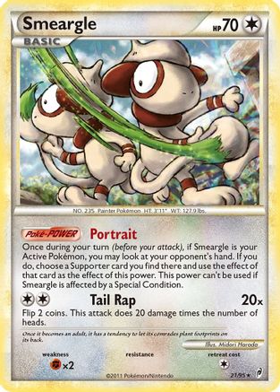 Smeargle (/95) Holofoil [HGSS: Call of Legends] Pokemon Single Pokémon