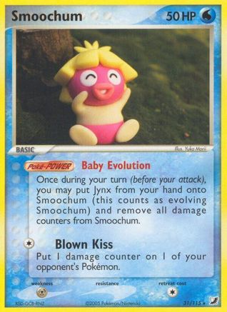 Smoochum (/115) Reverse Holofoil [Unseen Forces] Pokemon Single Pokémon