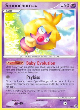Smoochum (67/132) Reverse Holofoil [DP: Secret Wonders] Pokemon Single Pokémon