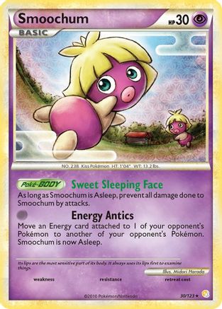 Smoochum (30/123) Reverse Holofoil [HGSS: Base Set] Pokemon Single Pokémon