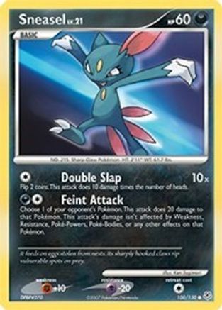 Sneasel (100/130) Reverse Holofoil [DP: Base Set] Pokemon Single Pokémon
