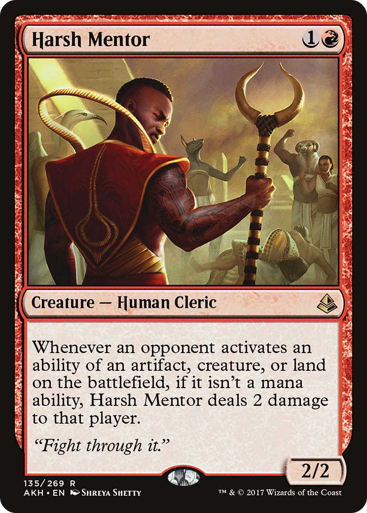 Harsh Mentor (AKH-135) [Amonkhet] Foil MTG Single Wizards of the Coast