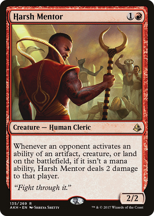 Harsh Mentor (AKH-135) [Amonkhet] MTG Single Wizards of the Coast