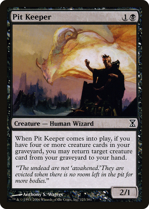 Pit Keeper (TSP-123) [Time Spiral] Foil MTG Single Wizards of the Coast